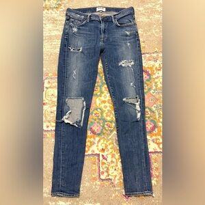AGOLDE Los Angeles Premium Women’s Distressed Denim Jeans Size 28